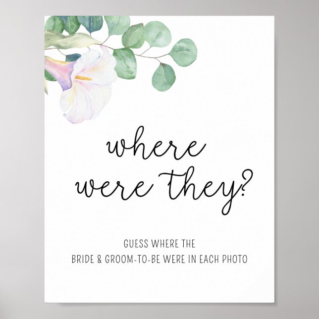 Calla och eucalyptus - var fanns de poster (Framsidan)