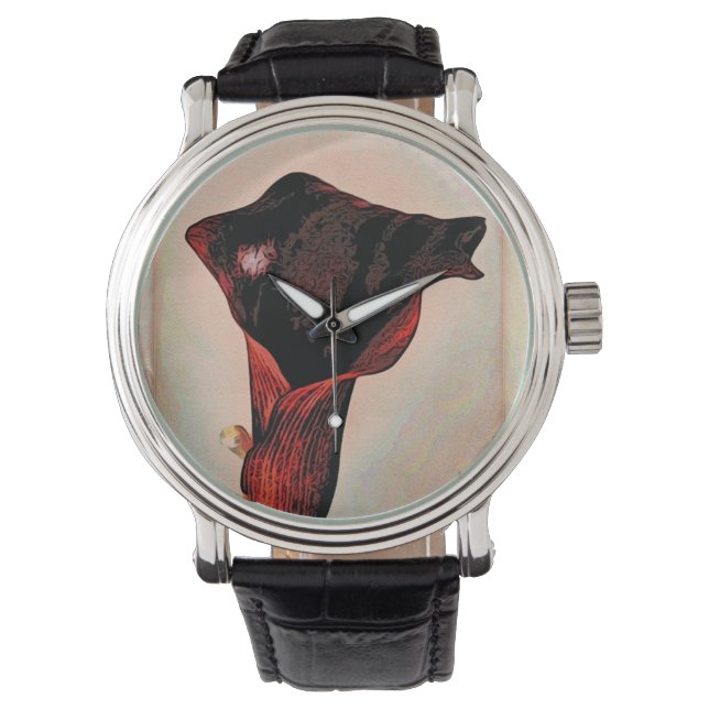 Calla (Red) Lily Watch Armbandsur (Framsida)