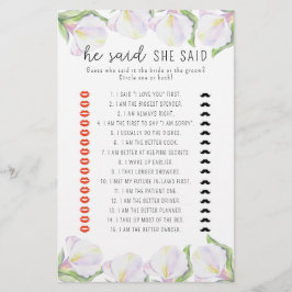 Calla sa att hon sa möhippa-spel