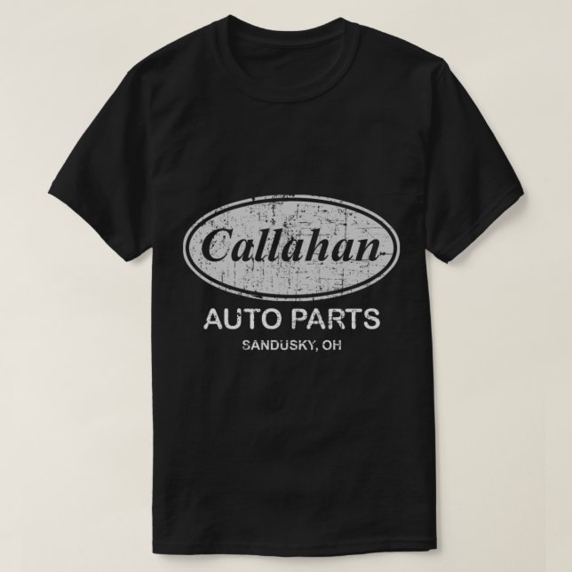 Callahan Auto-delar, nödlidande T Shirt (Design framsida)