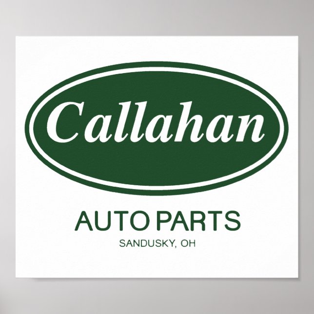 Callahan Auto Parts Poster (Framsidan)