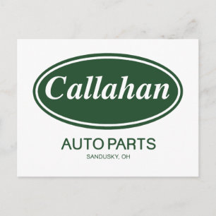 Callahan Auto Parts Vykort