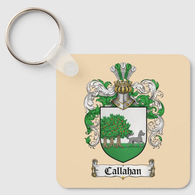 Callahan Coat of Arms Keychain Nyckelring (Framsida)