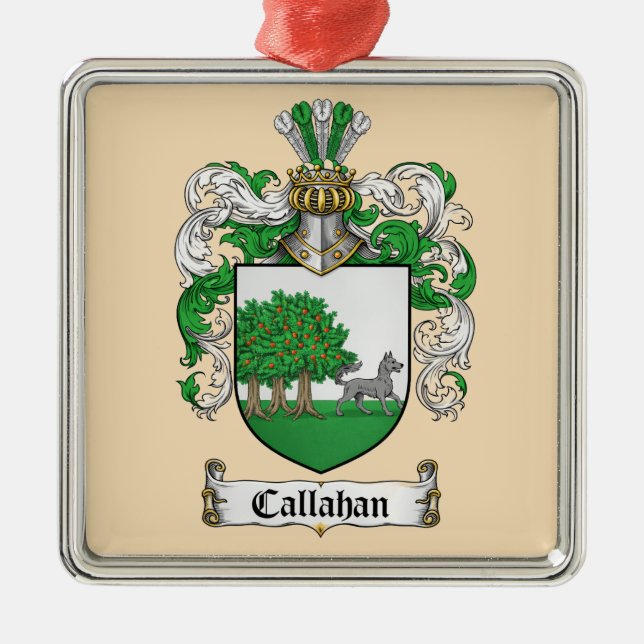 Callahan Coat of Arms Metal Ornament (Framsidan)