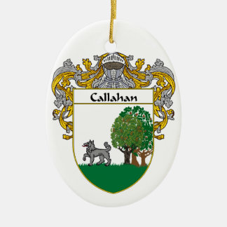 Callahan vapensköld-/familjvapensköld julgransprydnad keramik