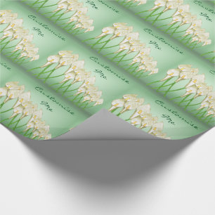 Callaliljar (vit) presentpapper