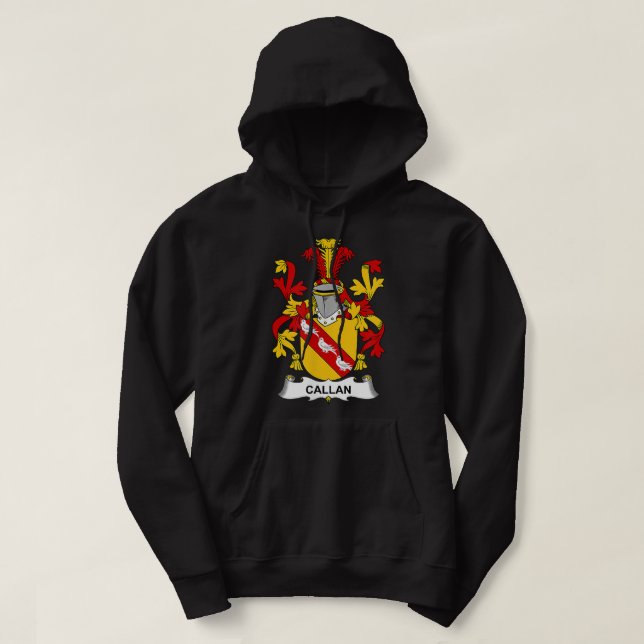 Callan Jackar Arm Family Crest Hoodie (Design framsida)