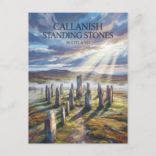 Callanish Standing Stones Storbritannien Vykort