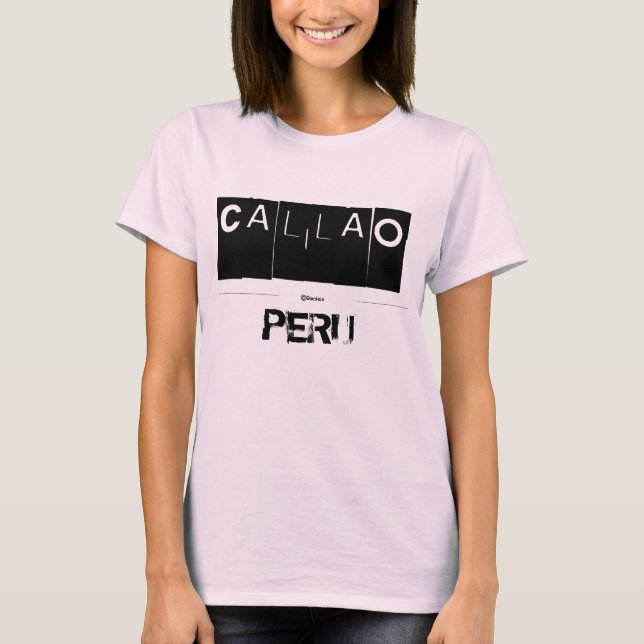 Callao, PERU Tee Shirt (Framsida)