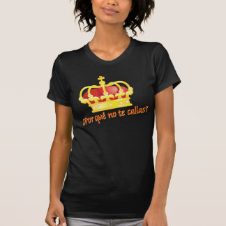 Callas för te för nolla för Por que n?  Rey Juan T-shirt