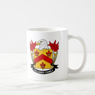Callaway familjvapensköld kaffemugg