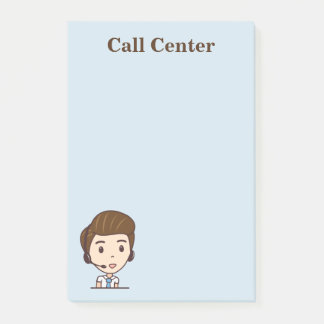 Callcenter-påminnelse Post-it Block