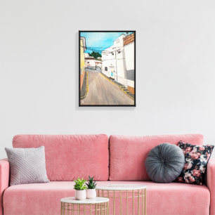Calle Cabanilles Painting av Alfred Fox Canvastryck