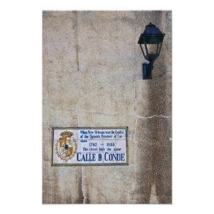 Calle Conde Fototryck