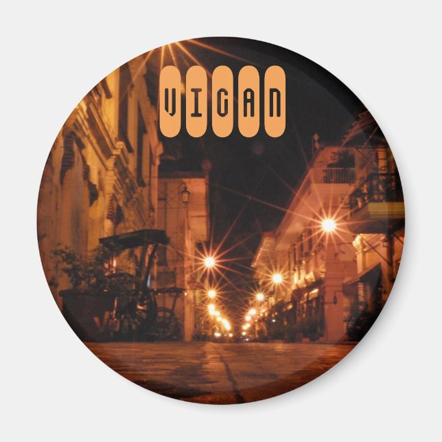 Calle Crisologo i Vigan Magnet (Framsidan)