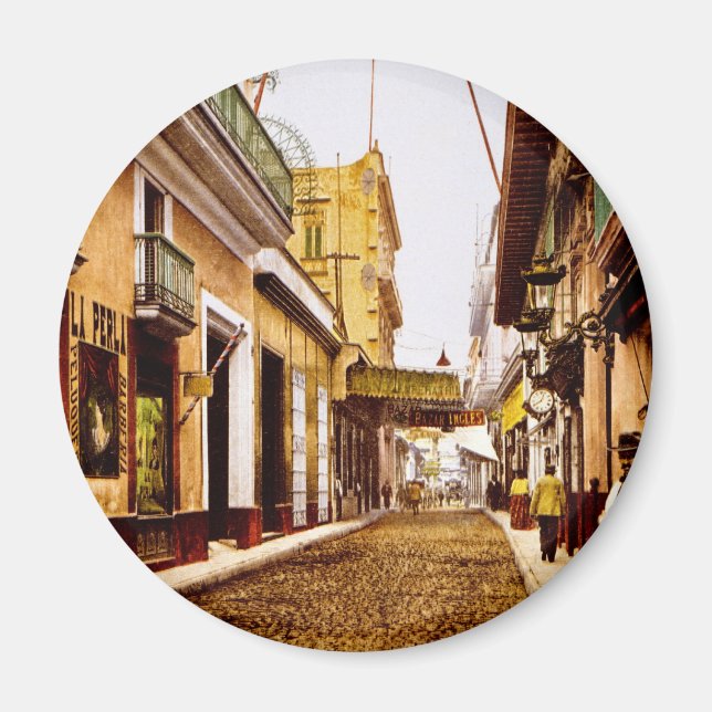 Calle de Habana Havana Kuba Magnet (Framsidan)