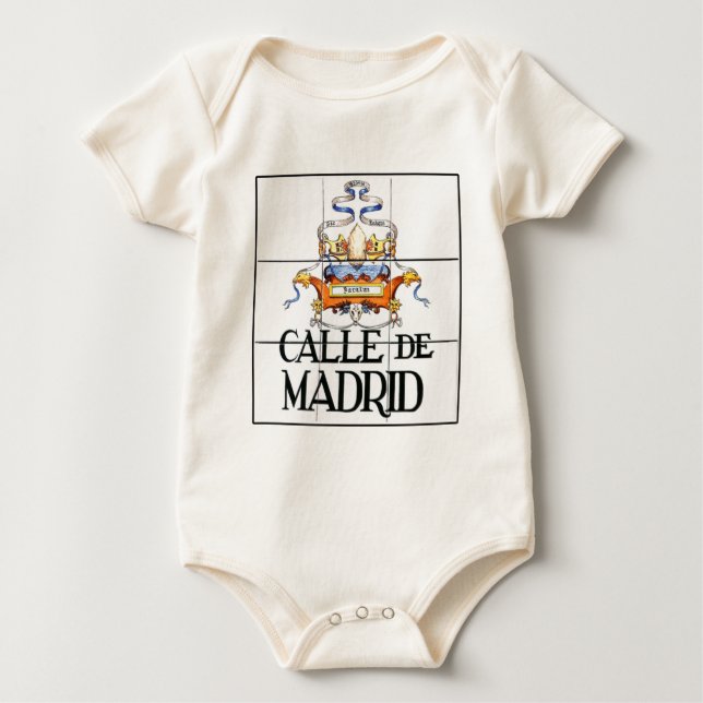 Calle de Madrid, gatuskylt i Madrid Tee (Framsida)