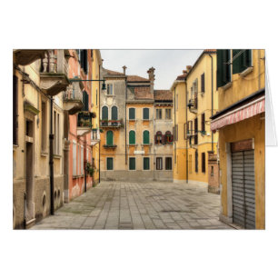 Calle Del Montello, Venedig Italien Hälsningskort