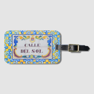 Calle Del Sol Street of the Sol Mediterranean Bagagebricka