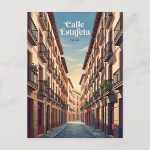 Calle Estafeta Spanien Vykort