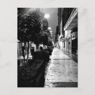 Calle Florida Buenos Aires svartvit Vykort