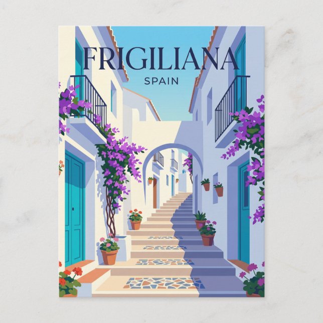 Calle Real Spanien Vykort (Framsida)