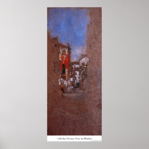 Calle San Trovaso, Venic av Whistler Poster