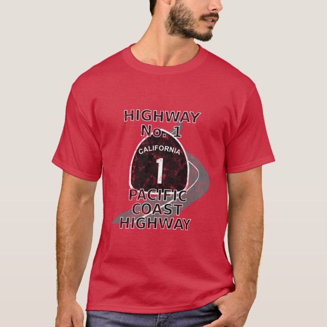 Called Shoreline Highway or Coast Highway The most T Shirt (Framsida)