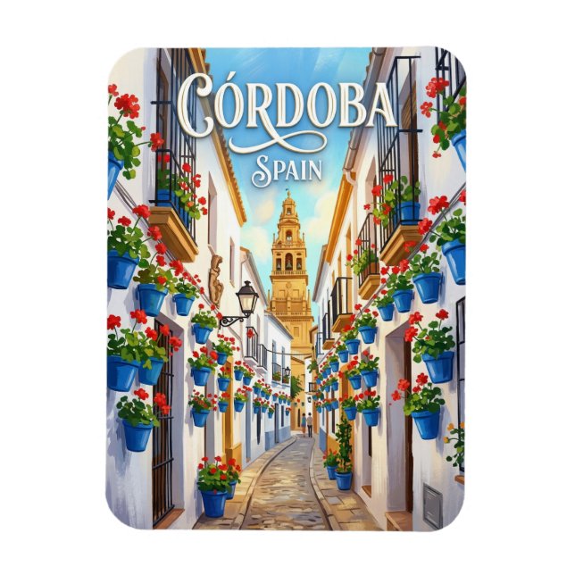 Calleja de las Flores Spanien Magnet (Vertikal)