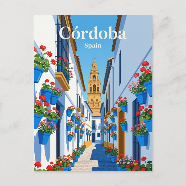 Calleja de las Flores Spanien Vykort (Framsida)