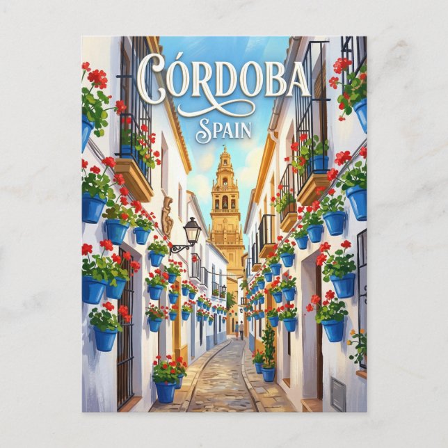 Calleja de las Flores Spanien Vykort (Framsida)