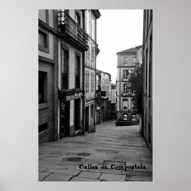 Calles de Compostela Poster (Framsidan)