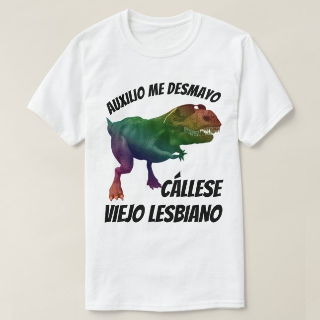 Cállese Viejo Lesbiano T Shirt (Design framsida)