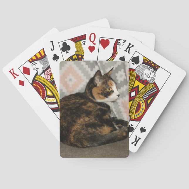 Callie Cat på soffan Casinokort (Baksidan)