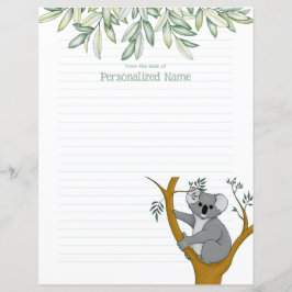 Callie Koala Eucalyptus Lining Lakan