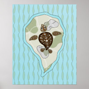 Callie Poster Sea Turtle