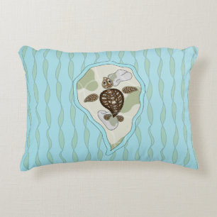 Callie Sea Turtle Accent Pillow Prydnadskudde