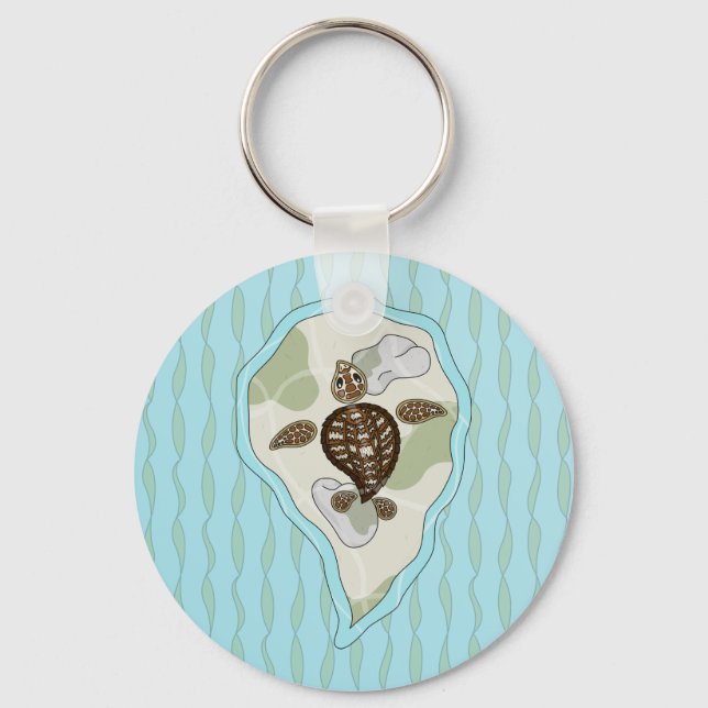 Callie Sea Turtle Keychain Nyckelring (Framsida)