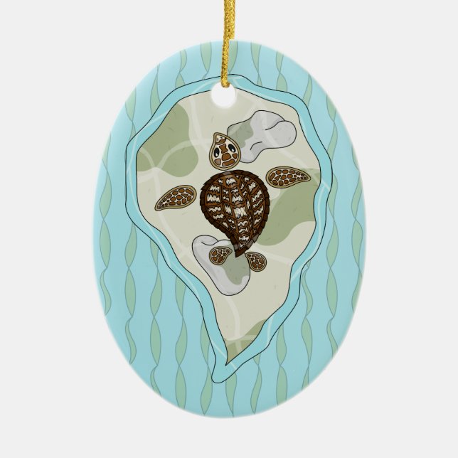 Callie Sea Turtle Ornament (Framsidan)