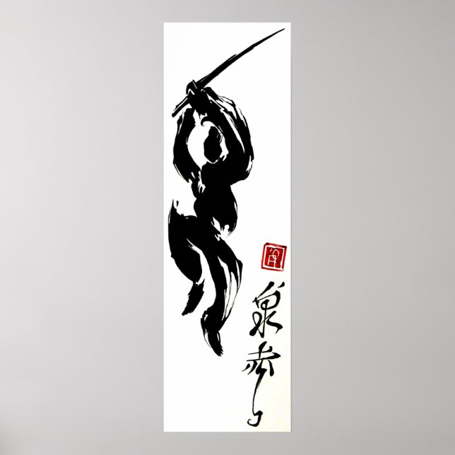 calligraf Ninja Poster (Framsidan)