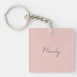 Calligrafi Elegant Ro Guld Plain Simple Namn