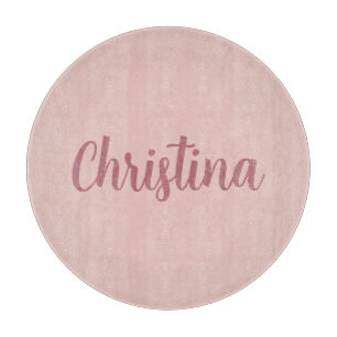 Calligrafi Elegant Ro Guld Plain Simple Namn