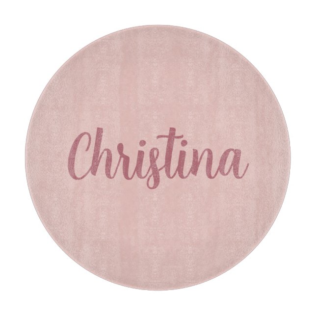 Calligrafi Elegant Ro Guld Plain Simple Namn (Framsidan)