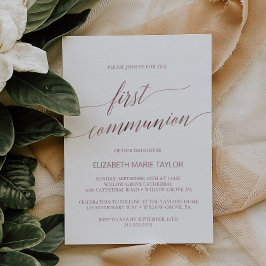 Calligrafi för elegant Guld Inbjudningar