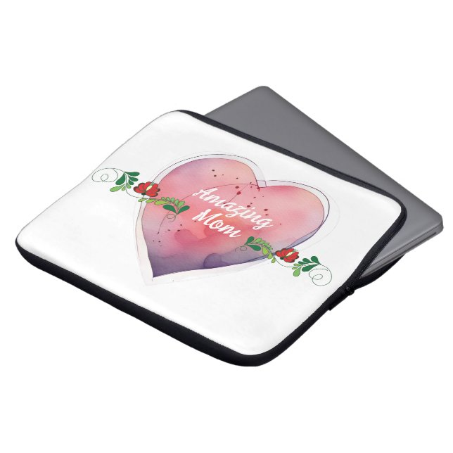 Calligrafiskt skript Fantastisk Mamma Mors dag Gif Laptop Fodral (Framsida topp)