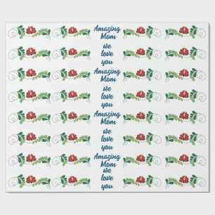 Calligrafiskt skript Fantastisk Mamma Mors dag Gif Presentpapper