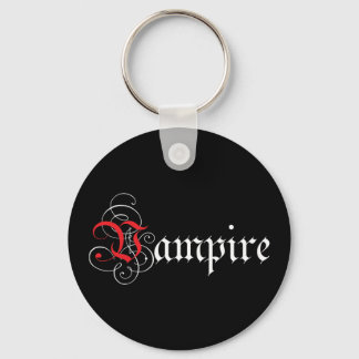 Calligrafiskt Vampire Nyckelring