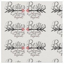 calligraphic mönsterbästa vän BFF för typografi Tyg