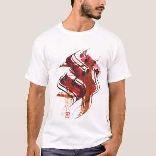 Calligraphic T-skjortadesigner Tee