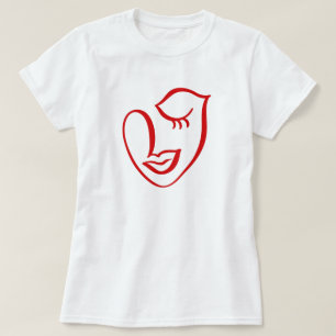 Calligraphy Ansikte T-Shirt